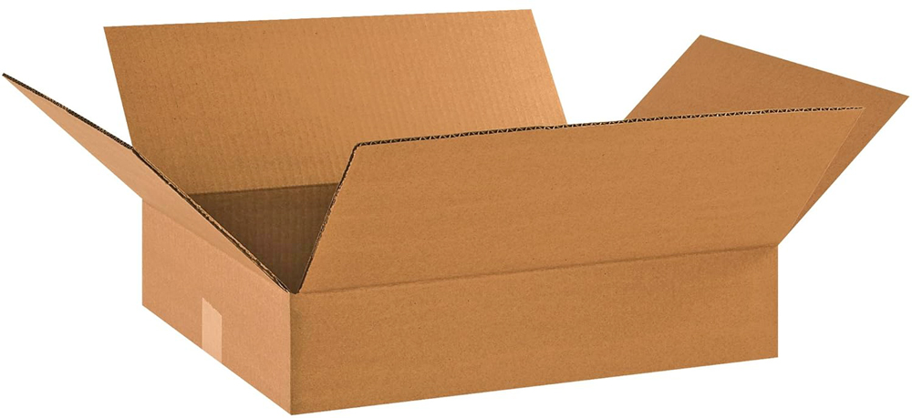 18 x 14 x 4 Corrugated Flat Boxes