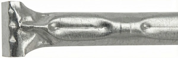 End of Metal 20 inch wardrobe bar
