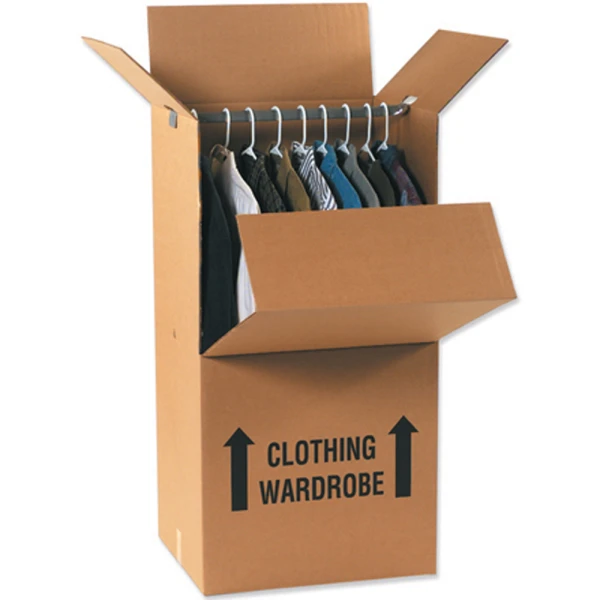 20 x 20 x 45 combo wardrobe boxes & bar