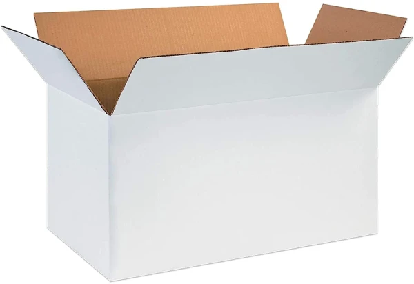 24 x 12 x 12 White Cardboard Boxes White 24 x 12 x 12 Cardboard Boxes