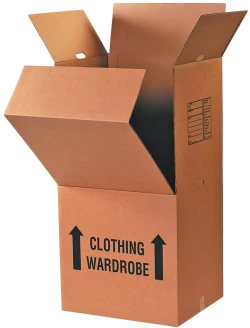 24" x 20" x 46" Heavy Duty Double Wall Wardrobe Cardboard Boxes
