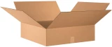 Flat Kraft 24 x 24 x 7 Cardboard Boxes