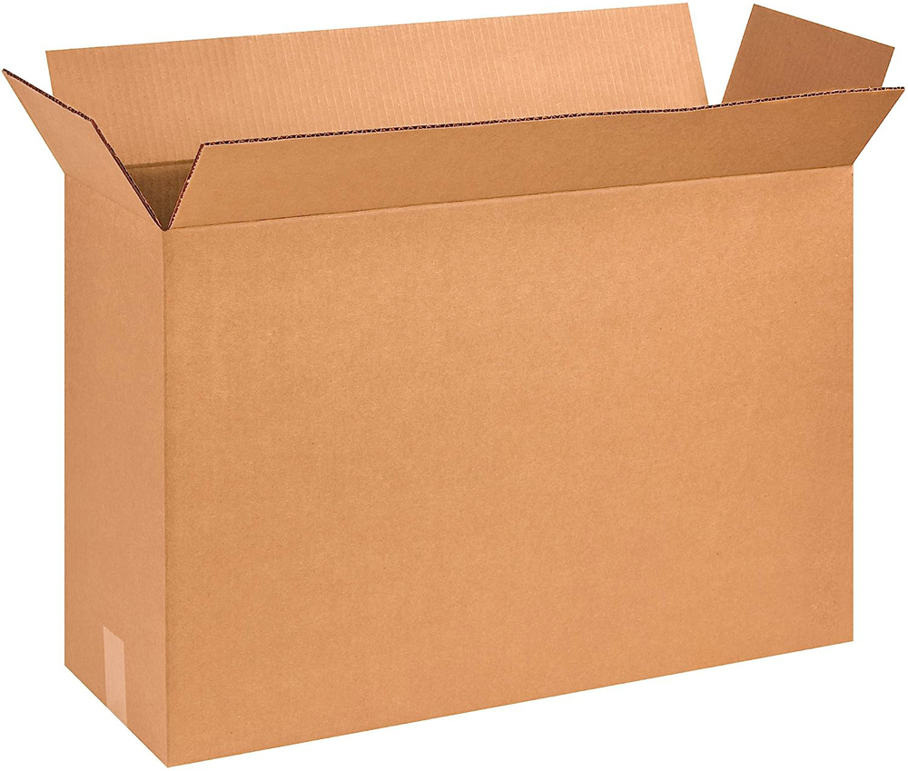 Kraft 25.125x8.375x17.5 Standard Cardboard Boxes