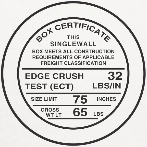 White 32 LBS Edge Crush Test White 32 LBS Edge Crush Test