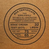 32 ECT Edge Crush Test Certificate