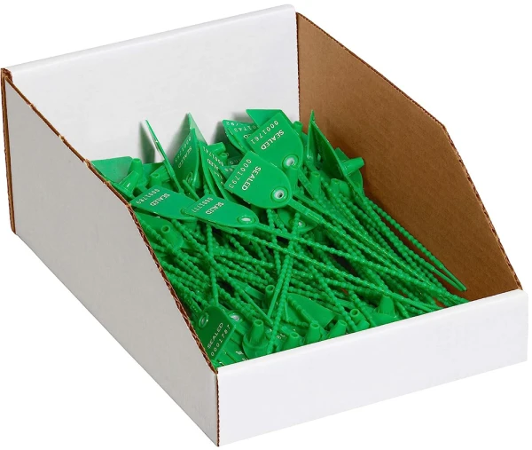 8 x 15 x 4.5 Open Top White Bin Boxes White 8 x 15 x 4.5 Open Top Bin Boxes
