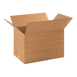 8 1/2" x 8 1/2" x 12-10-8" Multi-Depth Cardboard Boxes