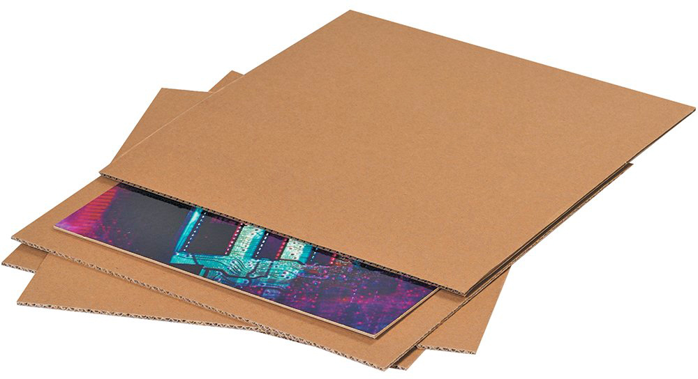 Corrugated 8 7/8 x 11 7/8 Cardboard Sheets