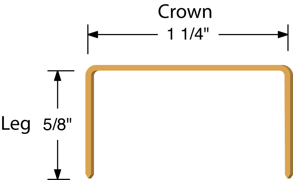 Carton Staples Stanley Bostitch Wide Crown