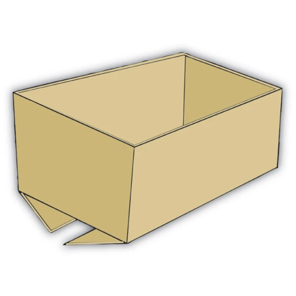 HSC Half slotted corrugated container