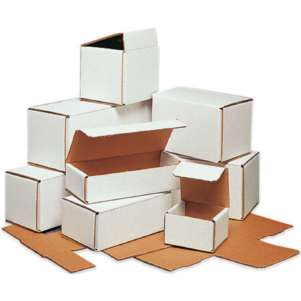 White Corrugated Mailers and White Box Mailers