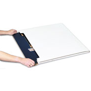 30 x 22.5 x 1 Jumbo Fold Over Mailer - White Corrugated