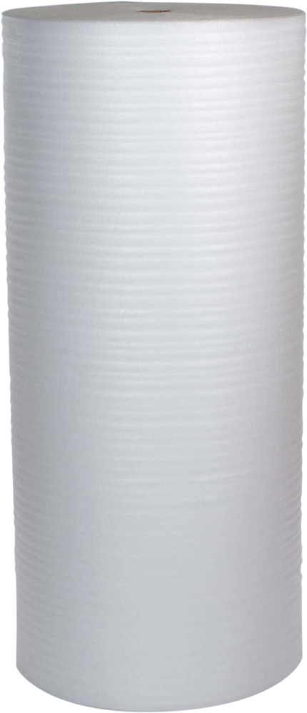 White 72 x 1250 Polypropylene Perforated Foam Rolls
