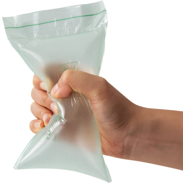 8 x 4 Filler Mini Air Clasi Film Squeezed Squeezing an 8 Inch x 4 inch Air Pillow Mini Air Clasi Film - 2296 ft roll