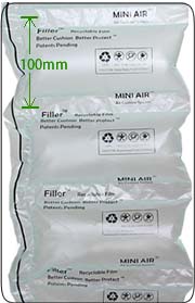 8 x 4 air pillow film for clasi machine