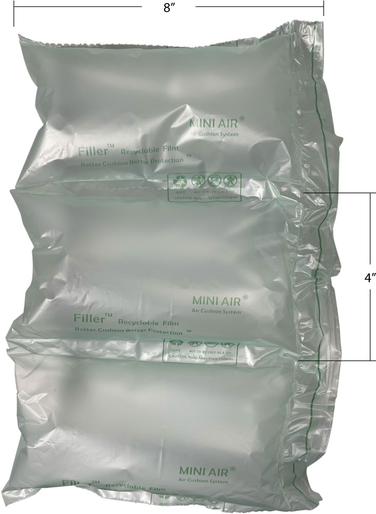 8 x 4 Air Pillow Mini Air Clasi Film - 2296 ft roll