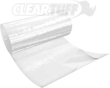 Custom Printed Gusseted Center Slit Poly Sheeting