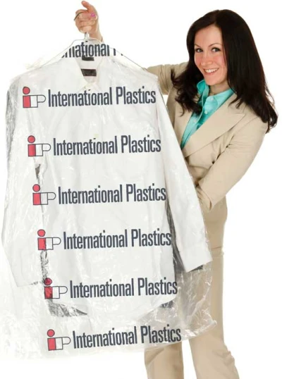 Custom Plastic Garment Bags on a Roll
