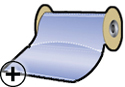 Expanded View of Custom Pre Opened Poly Bag On Roll