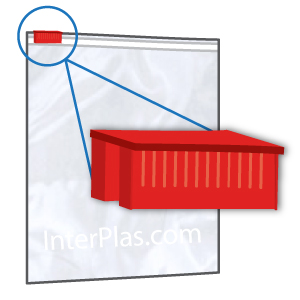 Custom Printed Zip Locking SliderLock Sandwich Poly Bag
