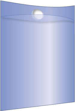 Door Knob Hanger with Fold Over