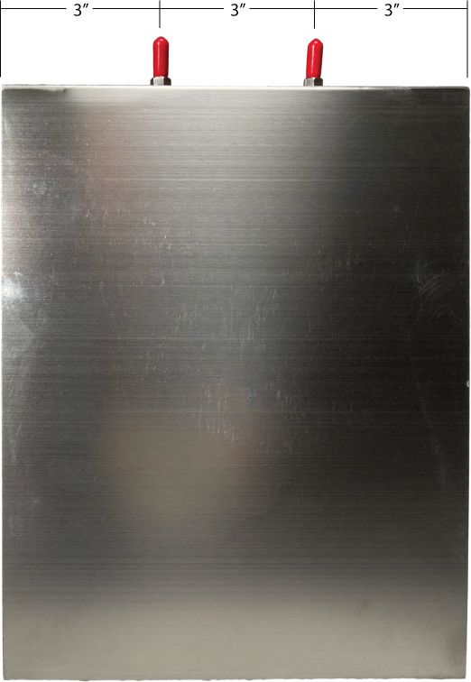 Stainless Steel Deli Bag Dispenser for Saddle Bags Pin Spacing Deli Bag Dispenser Pin Dimensions