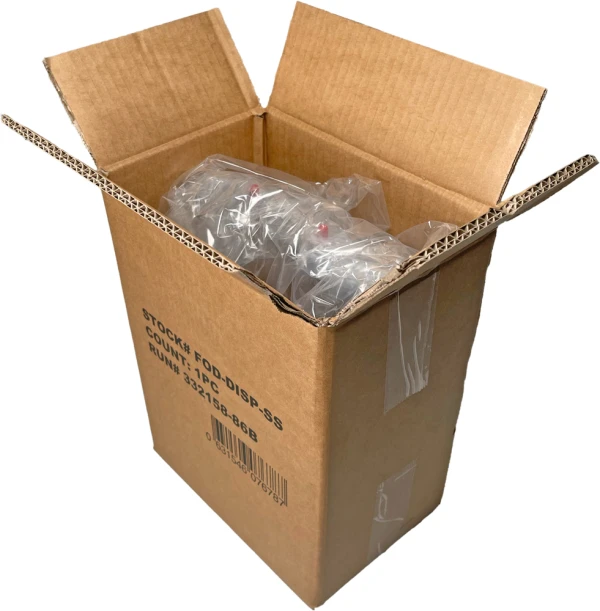 Stainless Steel Deli Bag Dispenser for Saddle Bags Case Deli Bag Dispenser in Cardboard Box