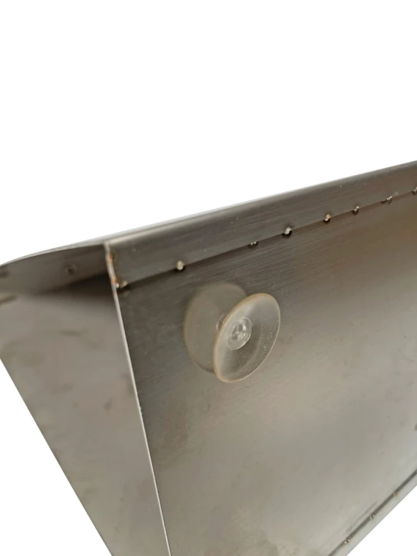 Stainless Steel Deli Bag Dispenser for Saddle Bags Spot Welds Deli Bag Dispenser Spot Welds