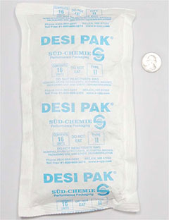 16 Desi-Pak #3778 5.75 x 10 Tyvek Desiccant Packet