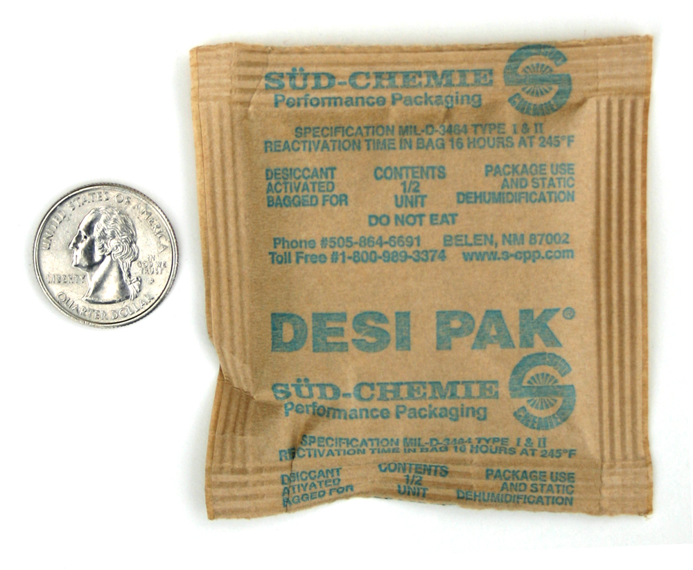 1/2 Unit Desiccant Clay Packets