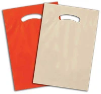 9 x 13 +2 2.5 Mil Fold-Over Reinforced Die Cut Handle Low Density Bags 9 x 13 +2 2.5 Mil Fold-Over Reinforced Die Cut Handle Low Density Bags