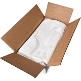 Case of 15 x 18 White Die Cut Handle Retail Bags 1.75 Mil