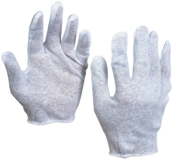 Cotton Inspection Gloves - Small Small White Cotton Inspection Gloves