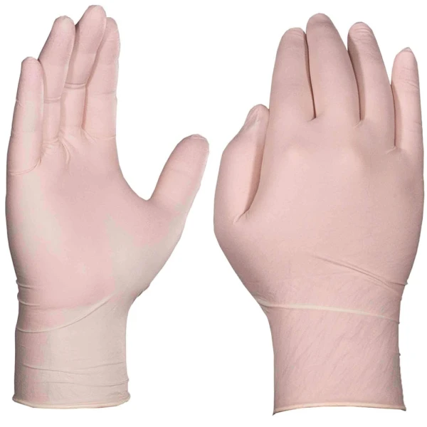 Ammex Ivory Latex Gloves - Extra Large Ivory Disposable Latex Gloves - Chlorinated - Extra Large