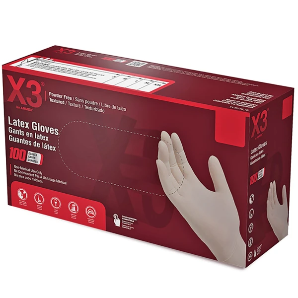 Medium Ivory Latex Gloves Ammex Ammex Ivory 3 Mil Latex Gloves Case