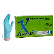 Xtreme Standard Blue Nitrile Gloves 3 mil - Medium