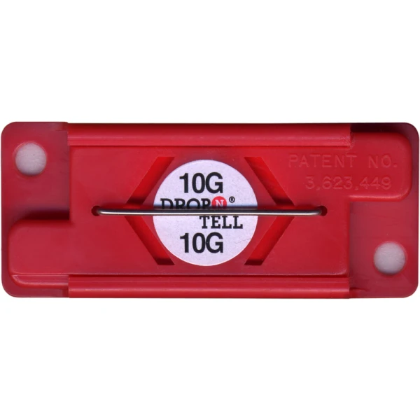 Drop-N-Tell 10G Non Resetting Sensitive Damage Indicator Drop-N-Tell 10G Non Resetting Sensitive Damage Indicator