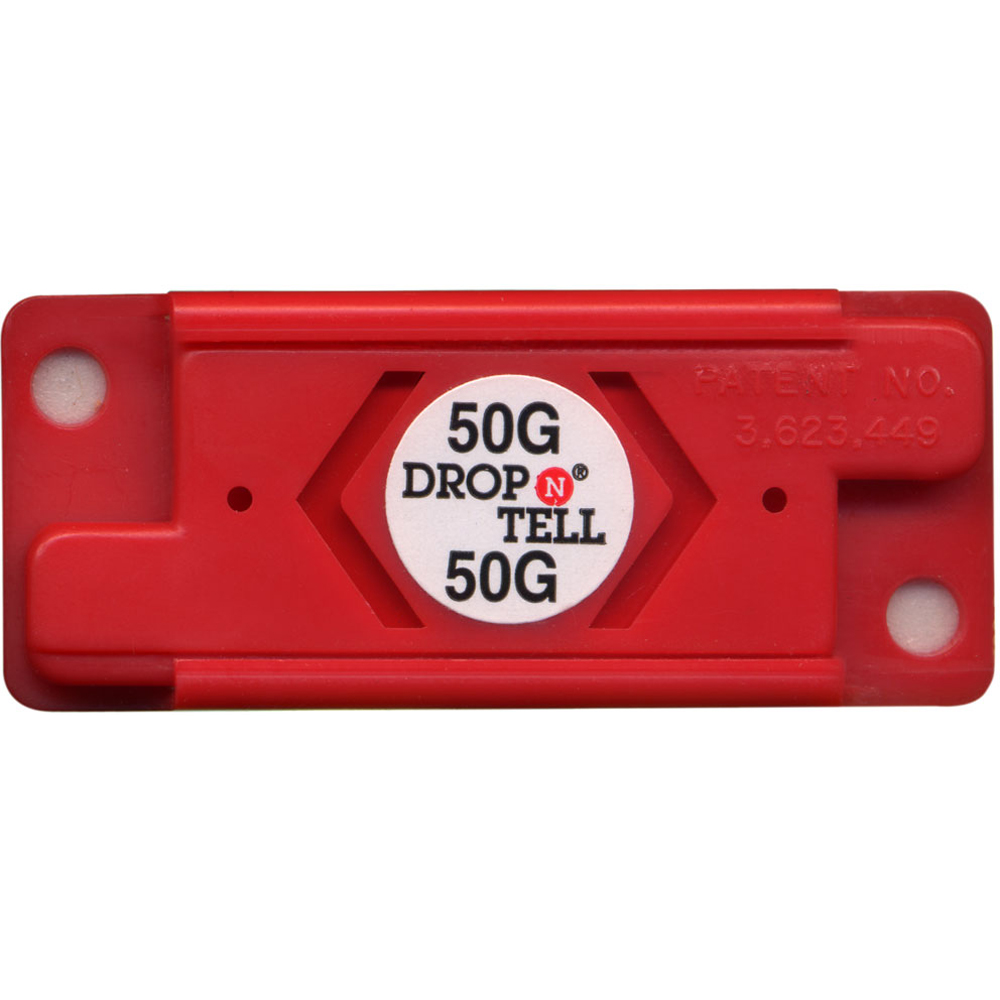 Drop-N-Tell 50G Resetting Sturdier Equipment Damage Indicator