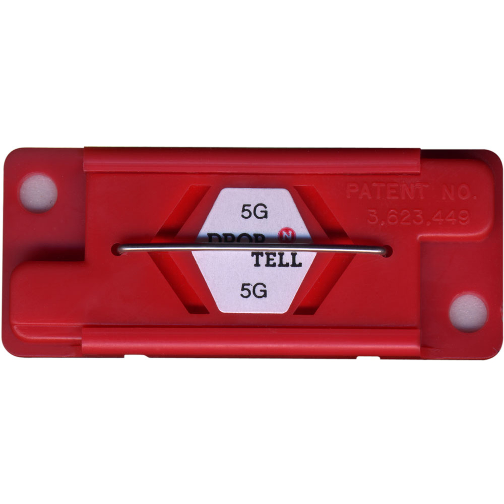 Drop-N-Tell 5G Non Resetting Very Sensitive Damage Indicator