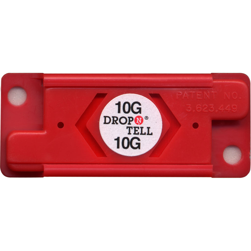 Drop-N-Tell 10G Resetting Sensitive Damage Indicator