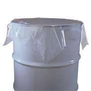 55 Gallon 38 x 63 4 Mil Drum Liners Cleartuff 50/Roll 