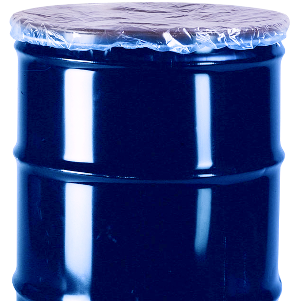 Elastic Band Drum Cover for 30 Gallon Pail or Drum - 4 Mil