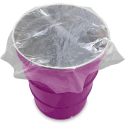 2 mil 34" x 34" Plastic Drum Cap Sheets 55 Gallon Drum