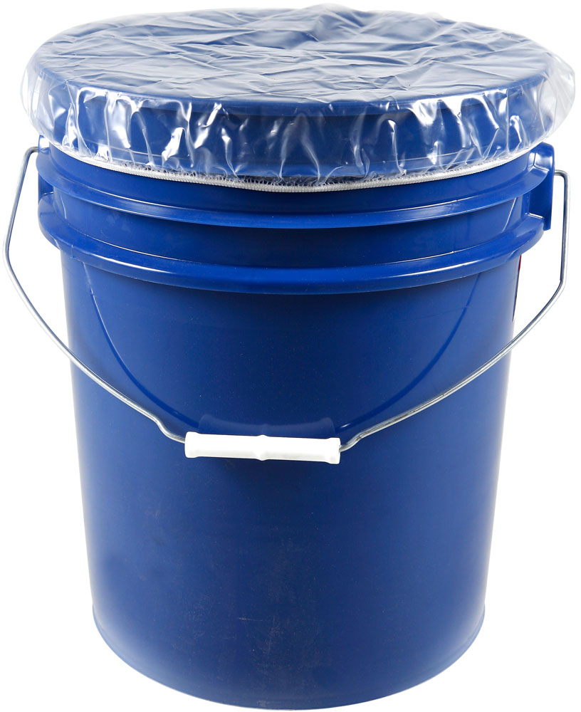5 Gallon Pail Cover Dust Caps Elastic 4 mil
