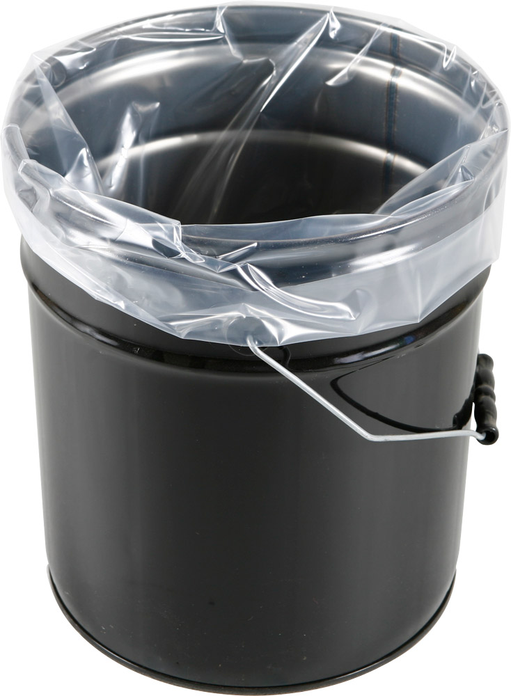 5 Gallon 4 Mil Round Bottom Pail Liner 19 X 22 5 Gallon Round Bottom Clear Plastic 4 Mil Low Density Drum Liners 19x22