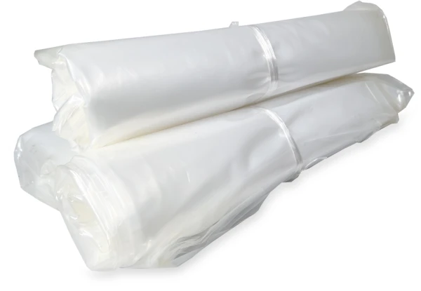 15 Gallon 25 x 48 4 Mil Round Bottom Bucket Liners Individual Rolls Rolls of 15 Gallon Bucket Round Bottom Liners - 4 Mil Clear Plastic 25 x 48