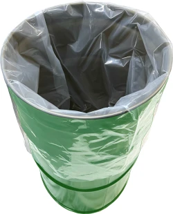 15 Gallon 25" x 48" 4 Mil Round Bottom Bucket Liners