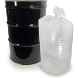 30 Gallon Round Bottom Clear Plastic 4 Mil 30x36 Drum Liners