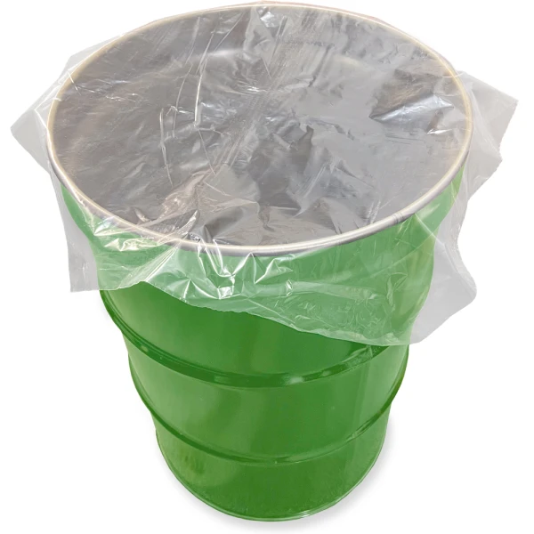 55 Gallon Drum Cap Sheet - 2 Mil Clear Plastic 30 x 30 on top of Drum