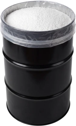 38" x 60" 55 Gallon Clear Drum Liners - 4 Mil